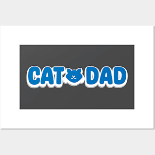 Cat Dad Posters and Art